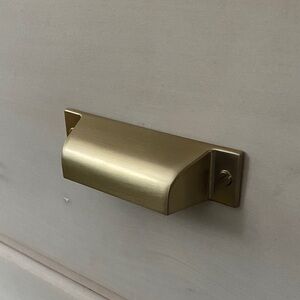 Gold drawer pull